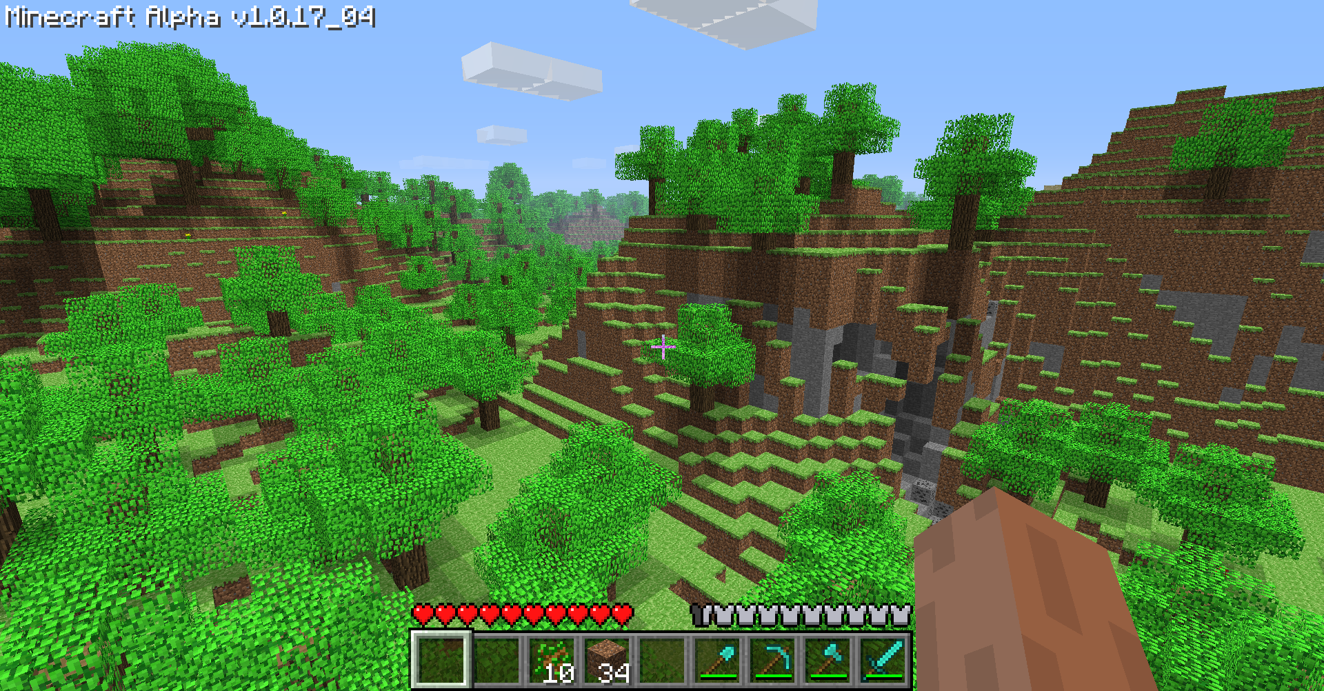 exploring in mountain